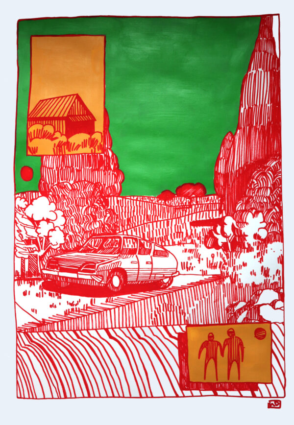 Sérigraphie "Paysage 08"