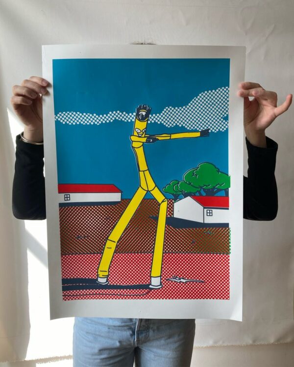 Sérigraphie "Frite frite"